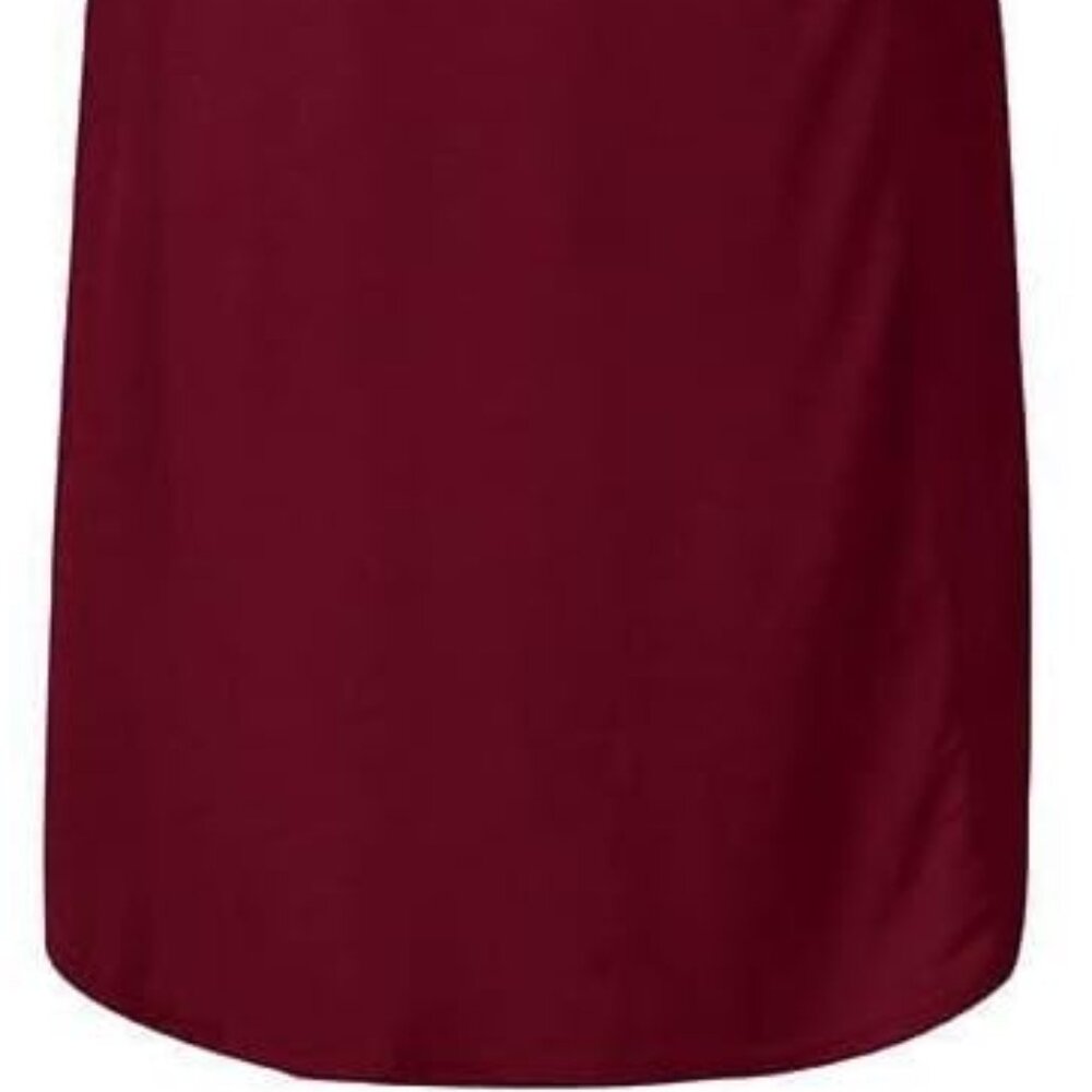 Womens Knit Cold Shoulder Maxi Dress Plus Size 3X Red High Low Pullover Party - Picture 6 of 7